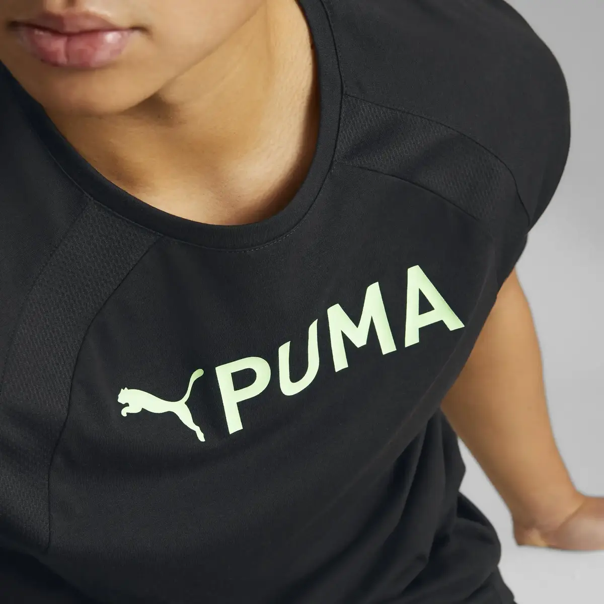 Puma FIT ULTRABREATHE TRIBLENDTEE Siyah Erkek T-Shirt
