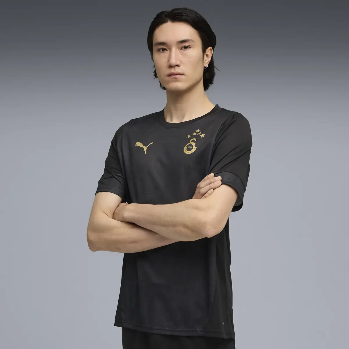 PUMA GSK Training Jersey Erkek Siyah Forma