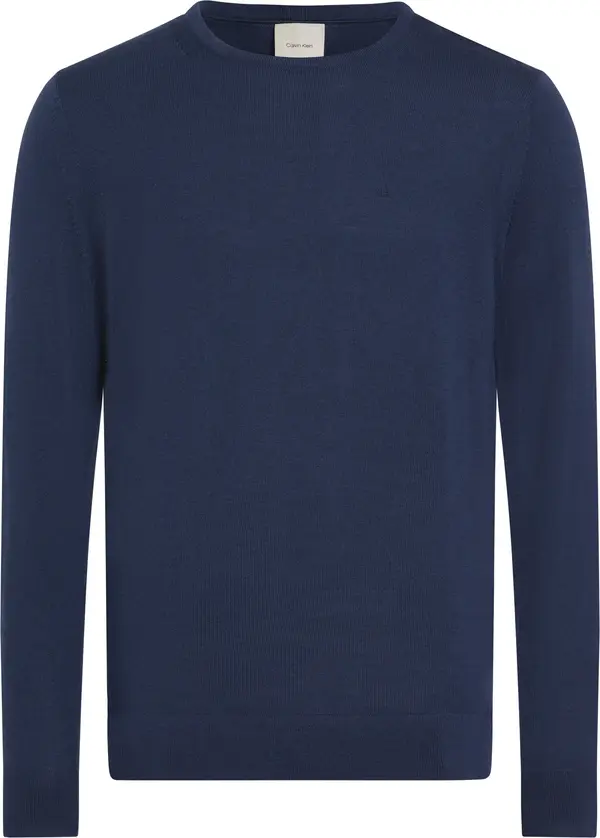 Calvin Klein MERINO RWS CREW NECK Erkek Lacivert Kazak