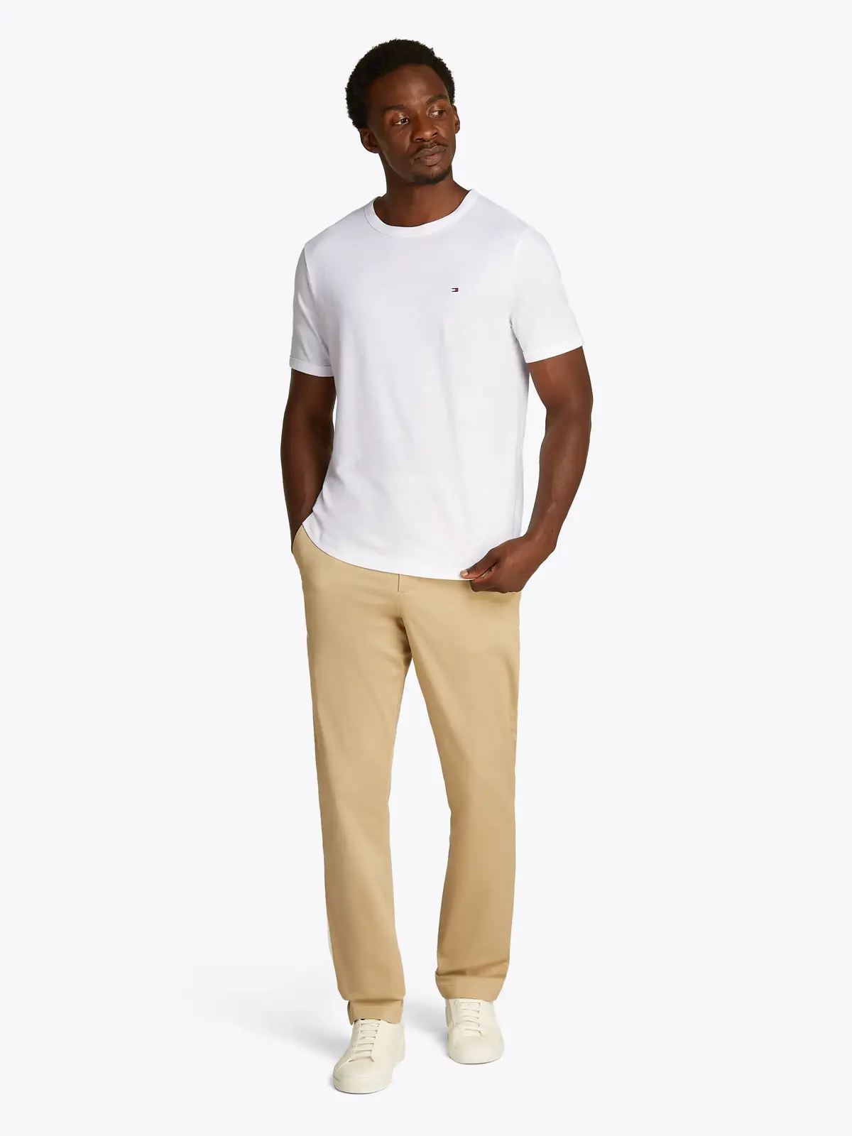 COTTON LINEN TEE, YBR