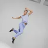 Puma PERFORMANCE HEATHER CAT TEE Mor Kadın T-Shirt & Polo