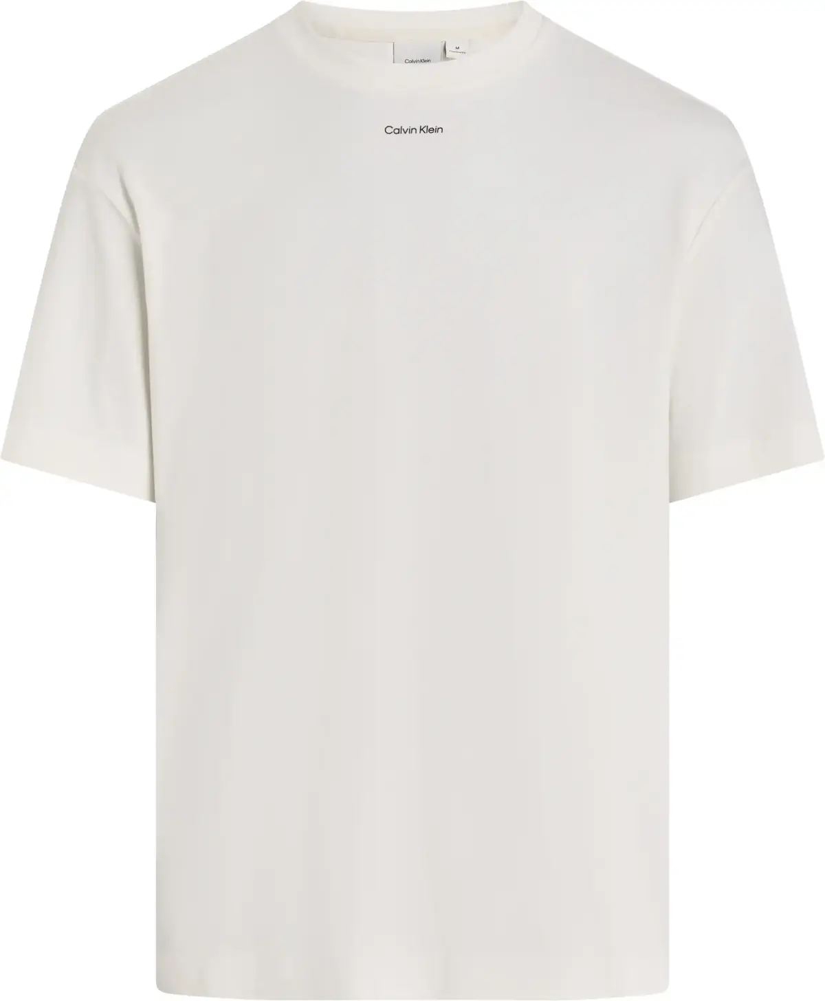 Calvin Klein NANO LOGO INTERLOCK, YAS Krem Erkek T-Shirt & Polo