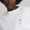 Puma DOWNTOWN Graphic Tee Dress Beyaz Kadın Elbise