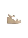 Calvin Klein WEDGE 70 SNDL WEBBIN Kahverengi Kadın Sandalet