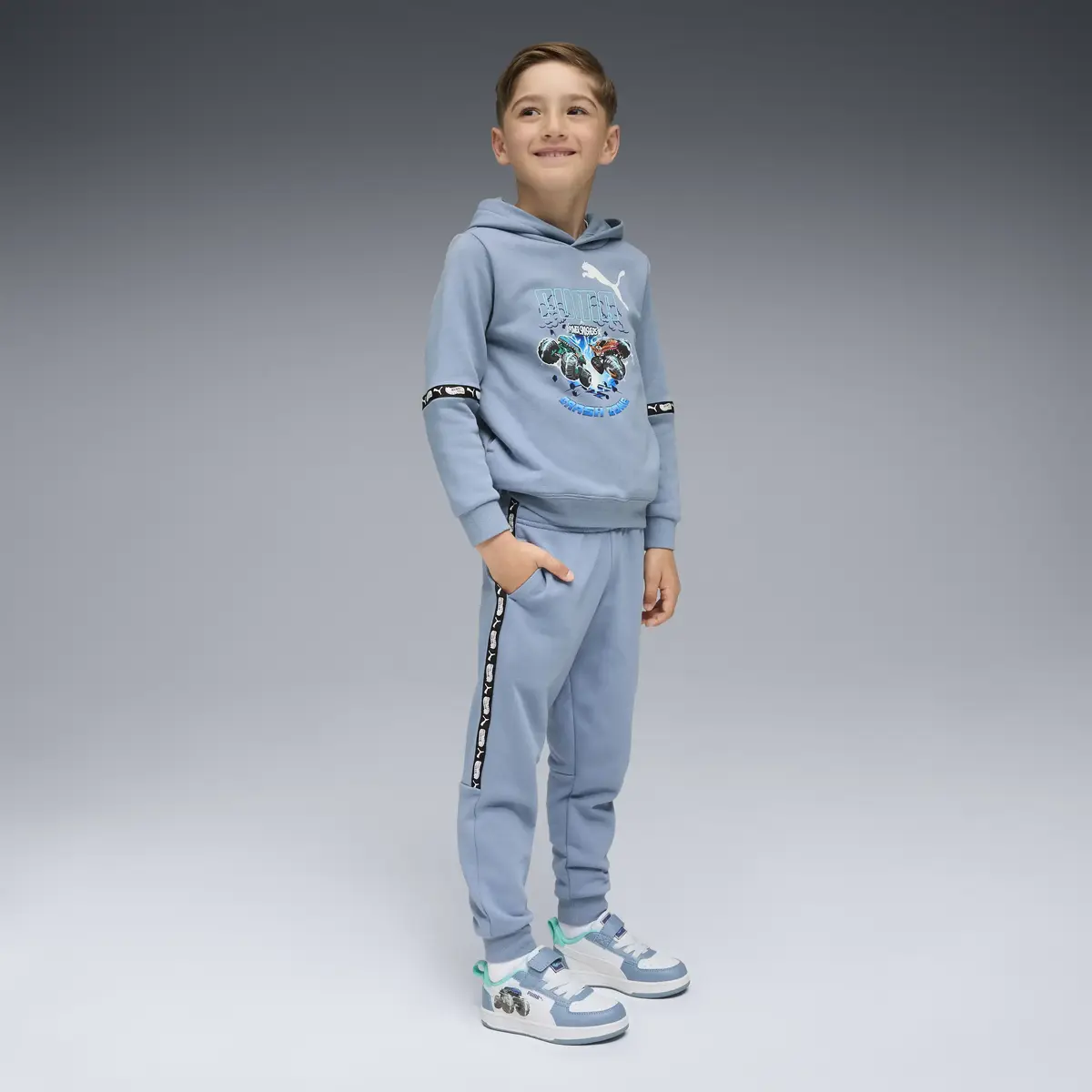 Puma X HOT WHEELS Sweatpants Mavi Unisex Eşofman Altı