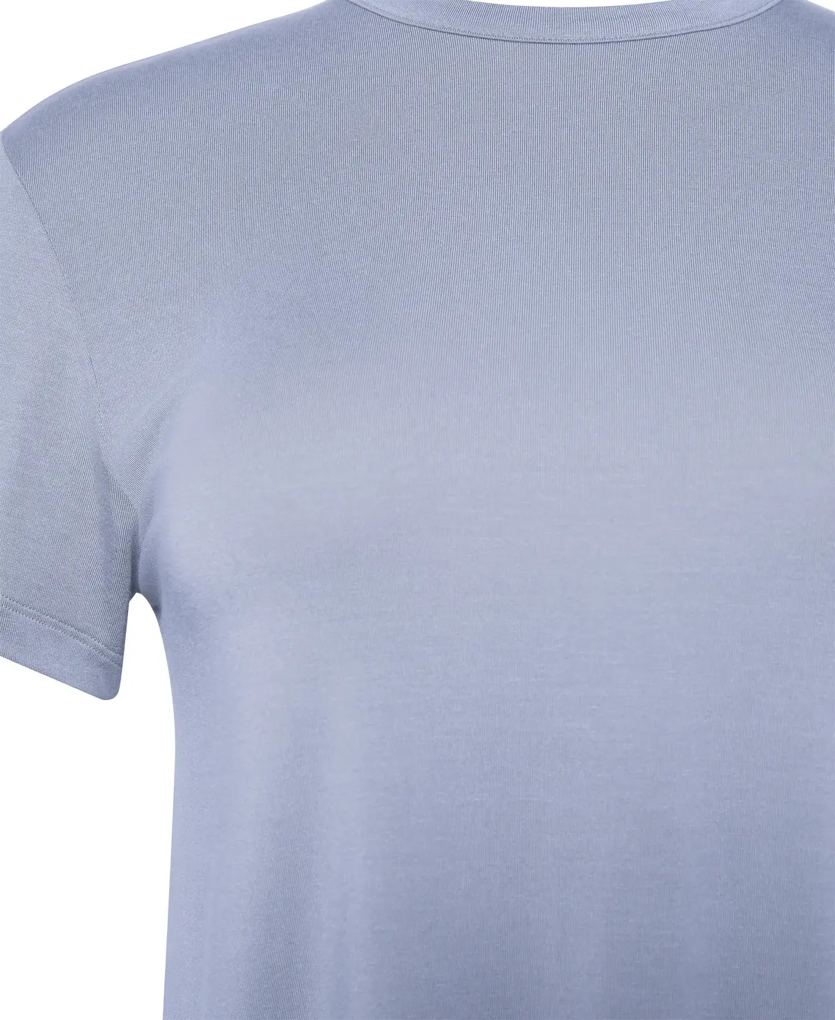 Calvin Klein MODAL SS RELAXED TEE, C5T Mavi Kadın T-Shirt & Polo