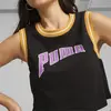 Puma PUMA TEAM Graphic Crop Tee Siyah Kadın Tişört