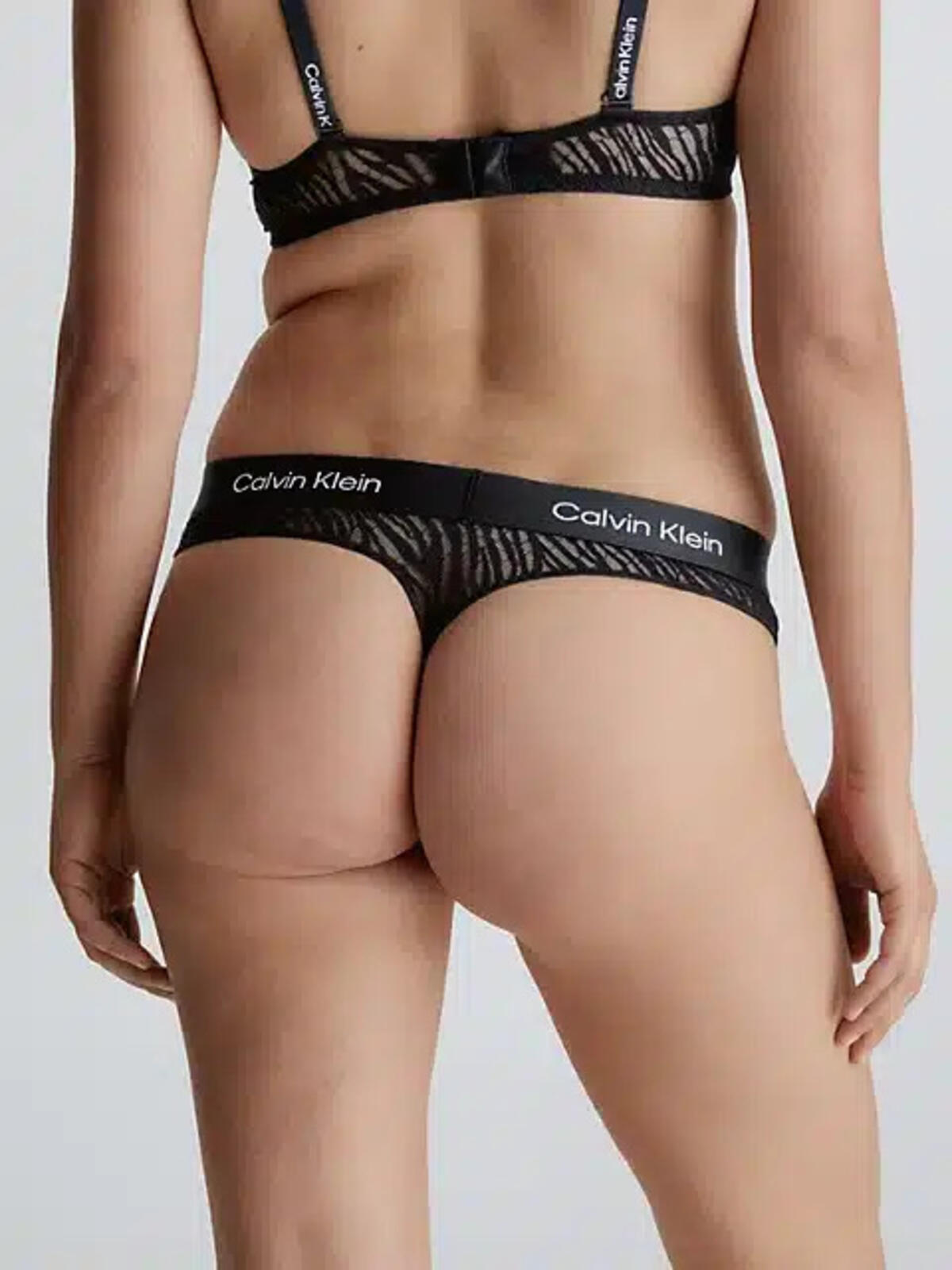 Calvin Klein MODERN THONG Siyah Tanga