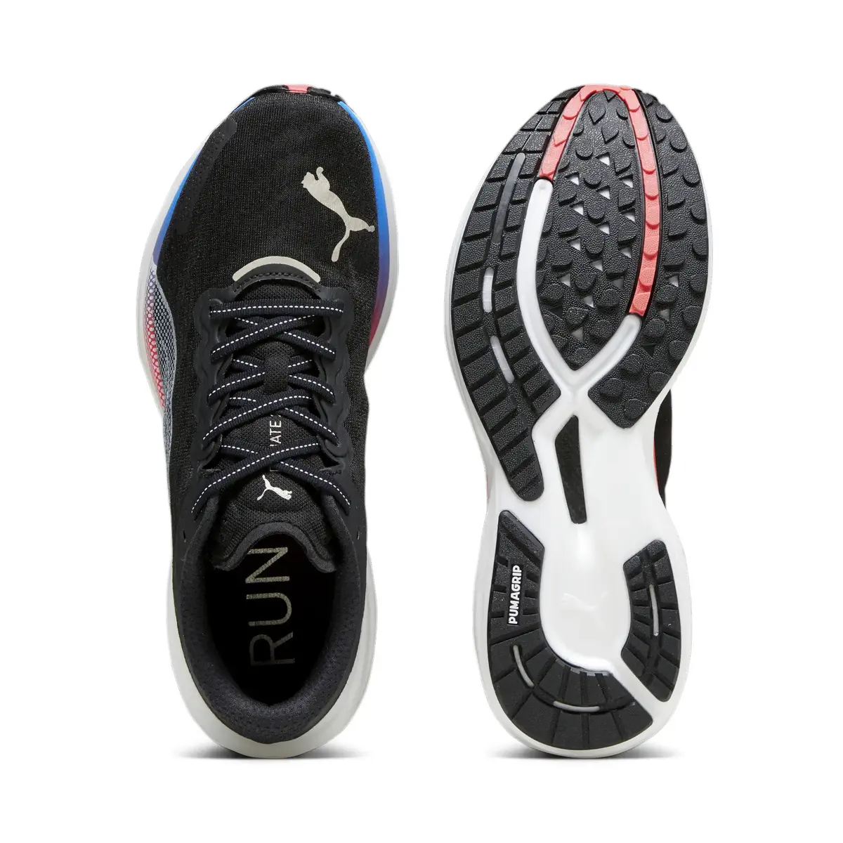 Puma Deviate Nitro 2 Siyah Unisex Koşu Ayakkabısı