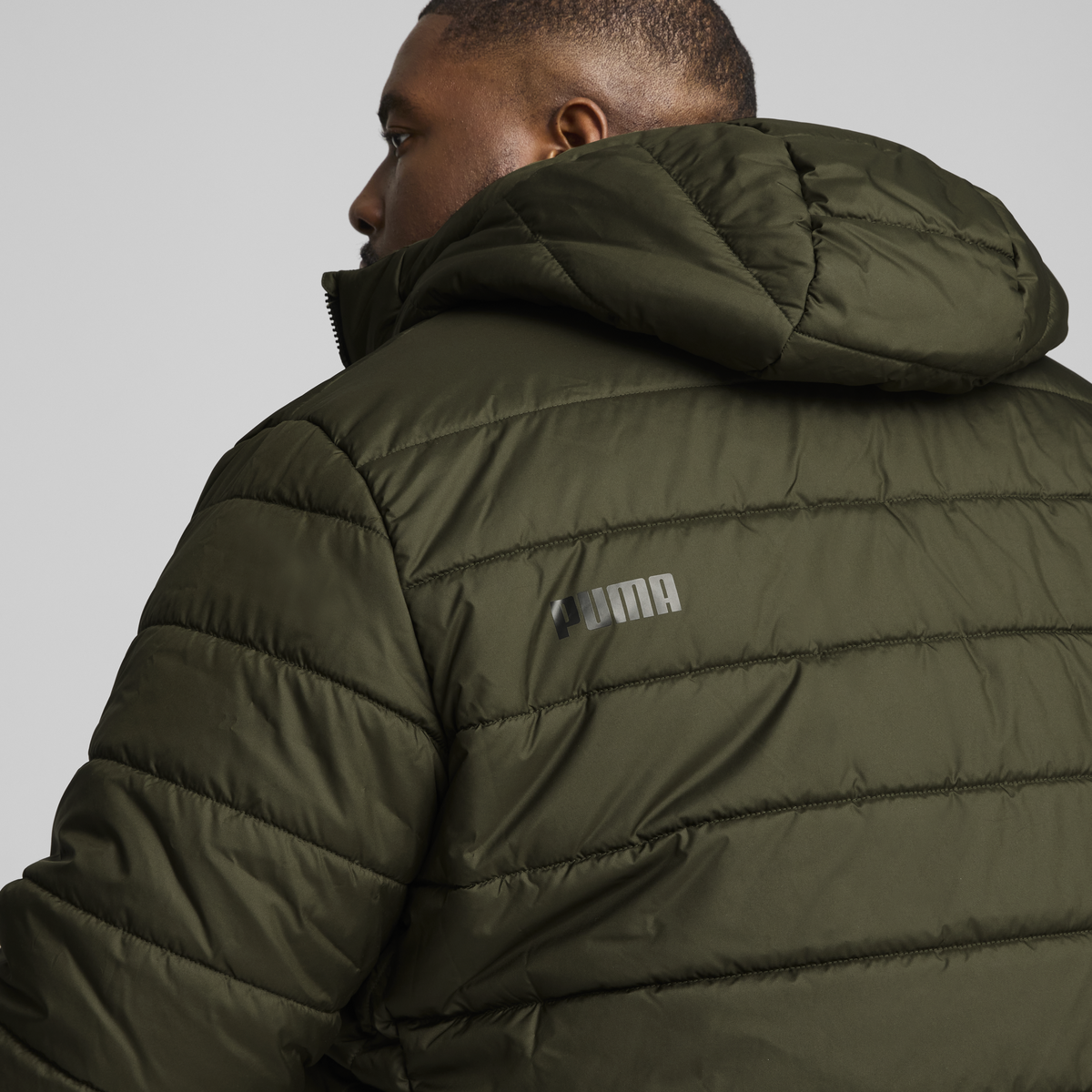 Puma ESS Padded Jacket Yeşil Erkek Mont