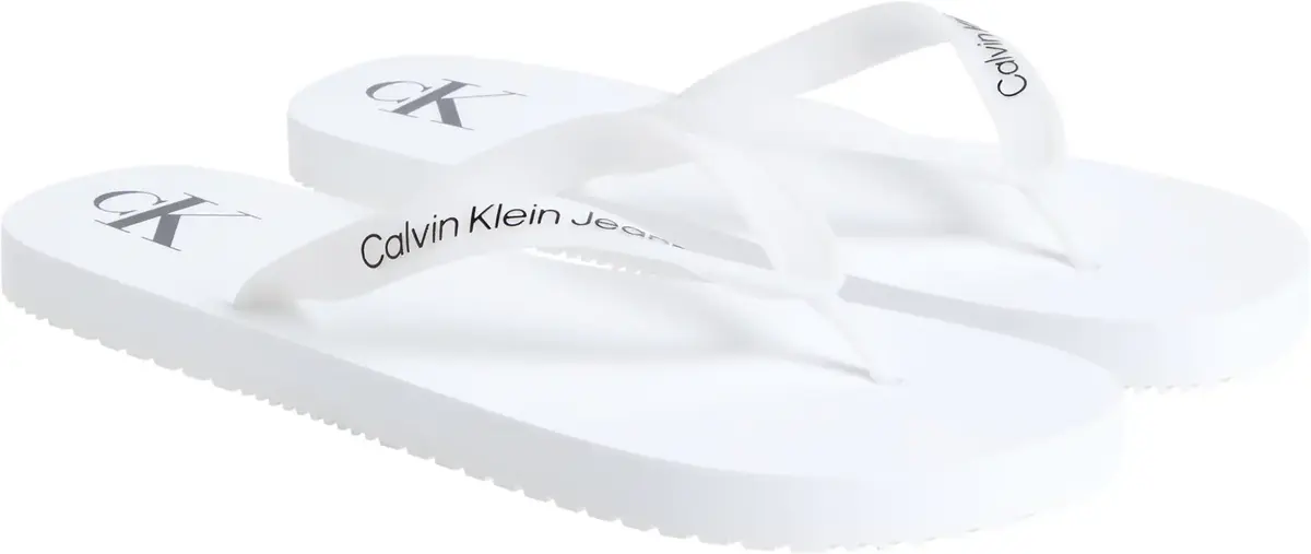 Calvin Klein BEACH SANDAL TRANSPA, 01W Beyaz Erkek Terlik