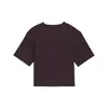 Puma CLASSICS Ribbed Relaxed Tee Siyah Kadın T-Shirt