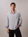 Calvin Klein CASUAL CLASSIC BOARDWALK SUMMER Gri Erkek Tişört