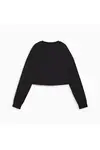 Puma CLOUDSPUN CROSSOVER CREW Siyah Kadın Sweatshirt