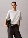 Calvin Klein A- COOLING JERSEY RELAXED TEE Gri Kadın Tişört