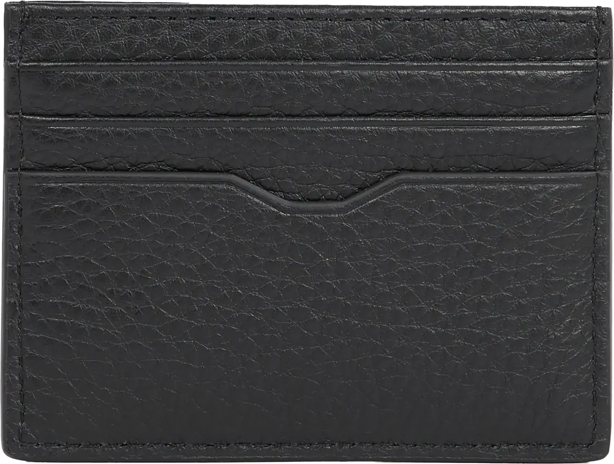 Tommy Hilfiger TH CORP CC HOLDER Erkek Siyah Cüzdan