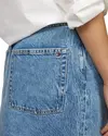 Tommy Hilfiger DNM MINI SKIRT HW AL, 1A8 Mavi Kadın Elbise-Etek