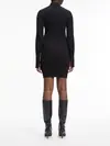 Calvin Klein ICONIC RIB MINI KNIT Kadın Siyah Elbise