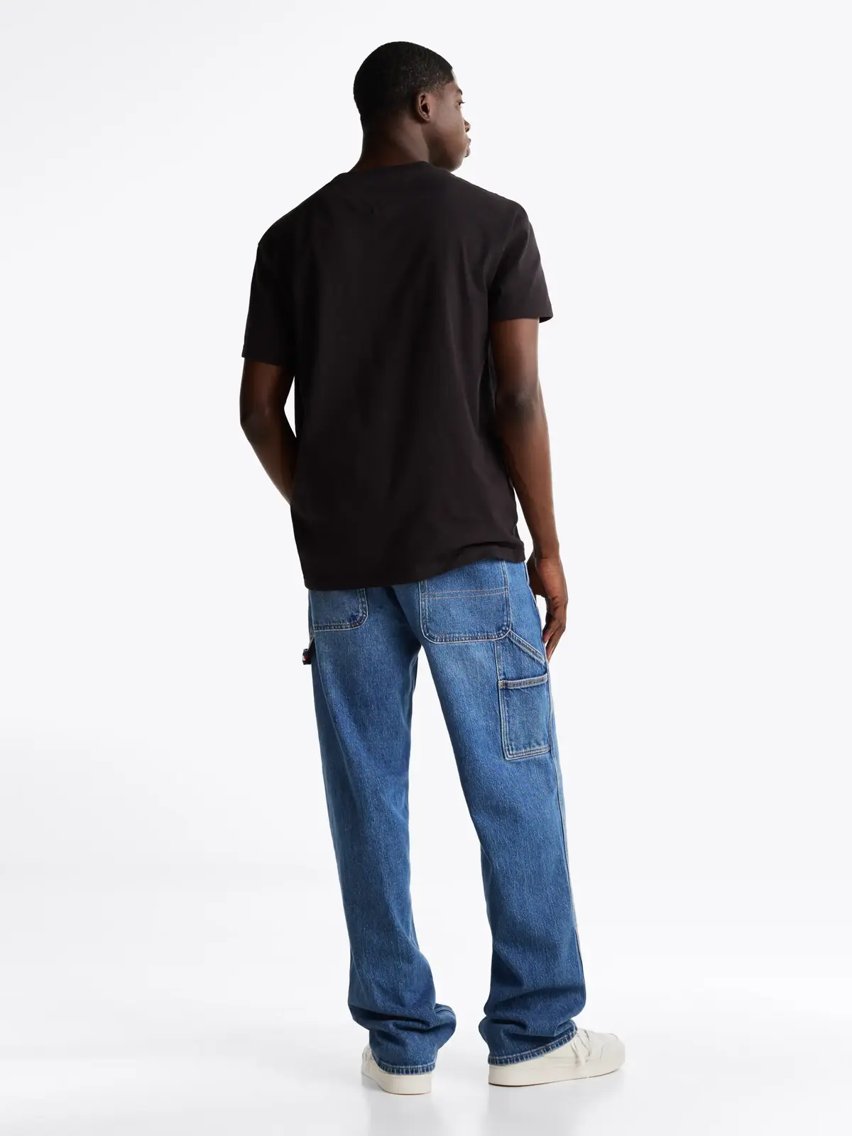 Tommy Hilfiger TJM REG RWB SIGNATUR, BDS Siyah Erkek T-Shirt & Polo