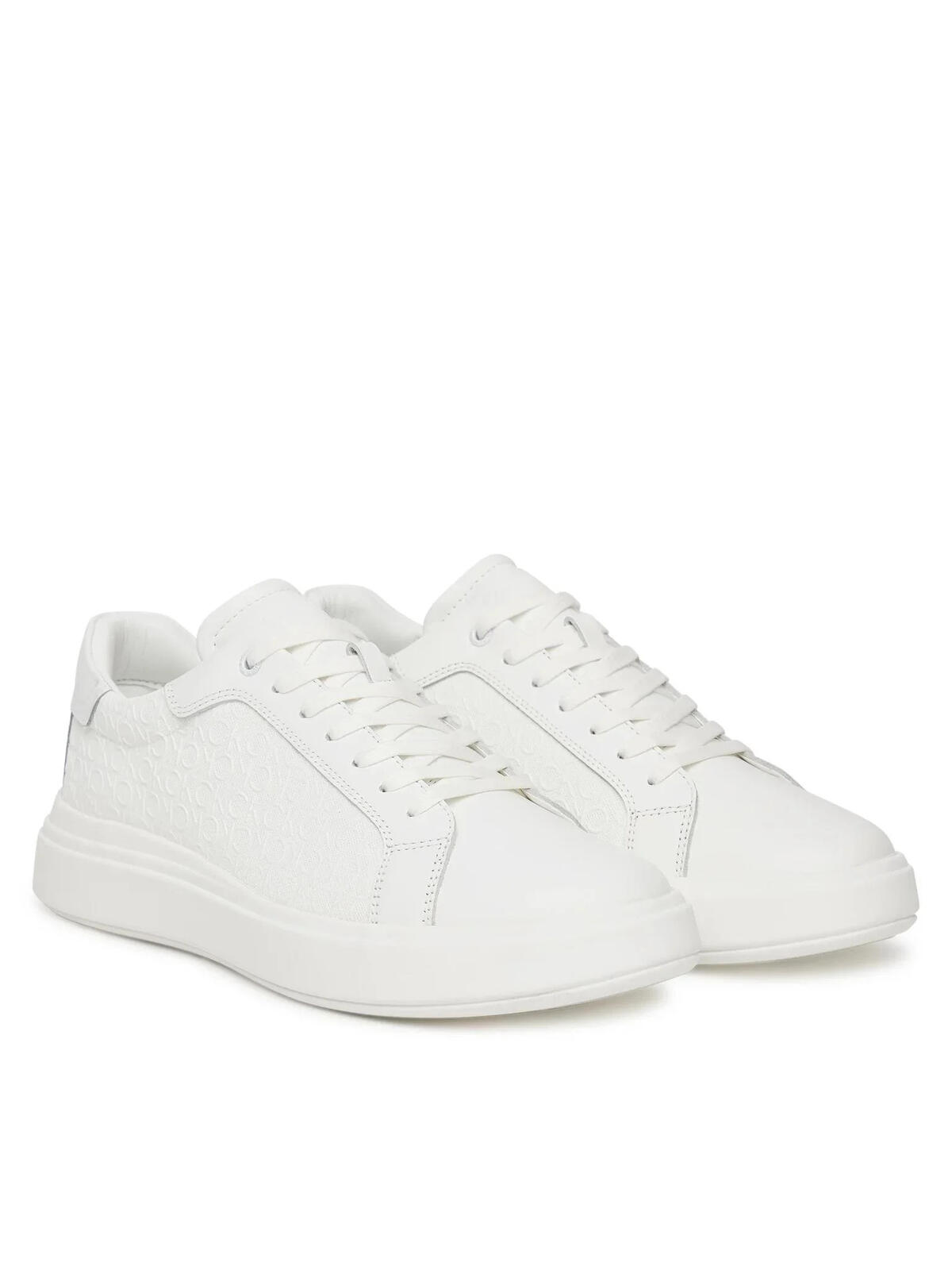 Calvin Klein CHUNKY LOW TOP LACE UP MONO Beyaz Erkek Günlük Spor Ayakkabı