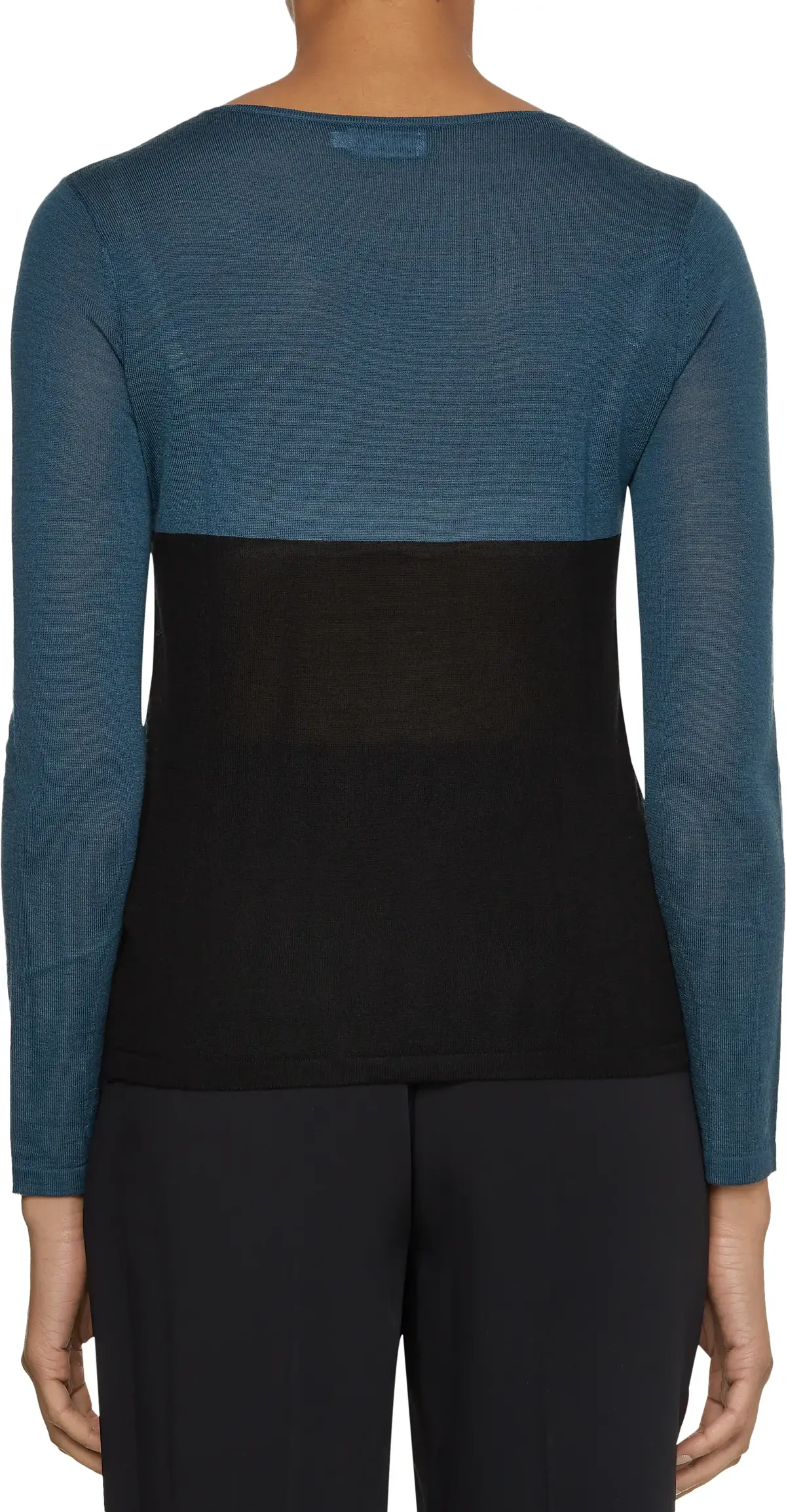 Calvin Klein CLRBLOCK EXTRA FINE Kadın Yeşil Kazak