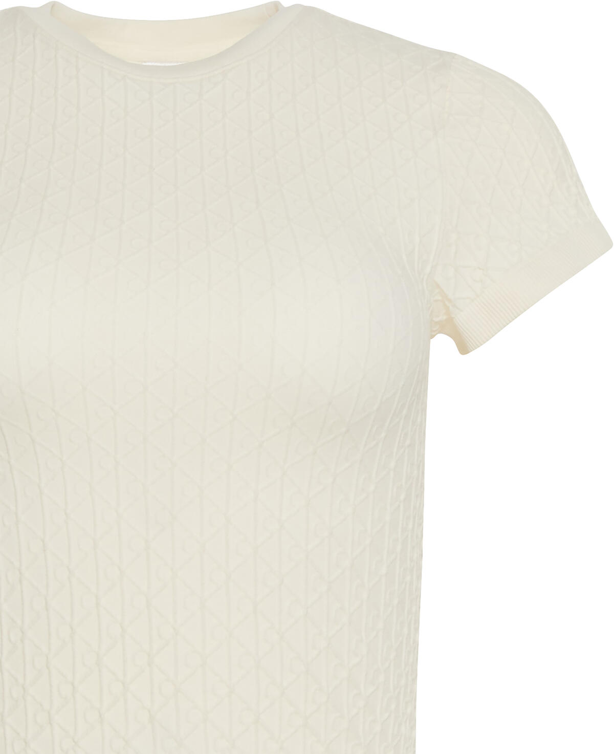 Calvin Klein SEAMLESS TEE Beyaz Kadın T-Shirt Calvin Klein SEAMLESS TEE Beyaz Kadın T-Shirt