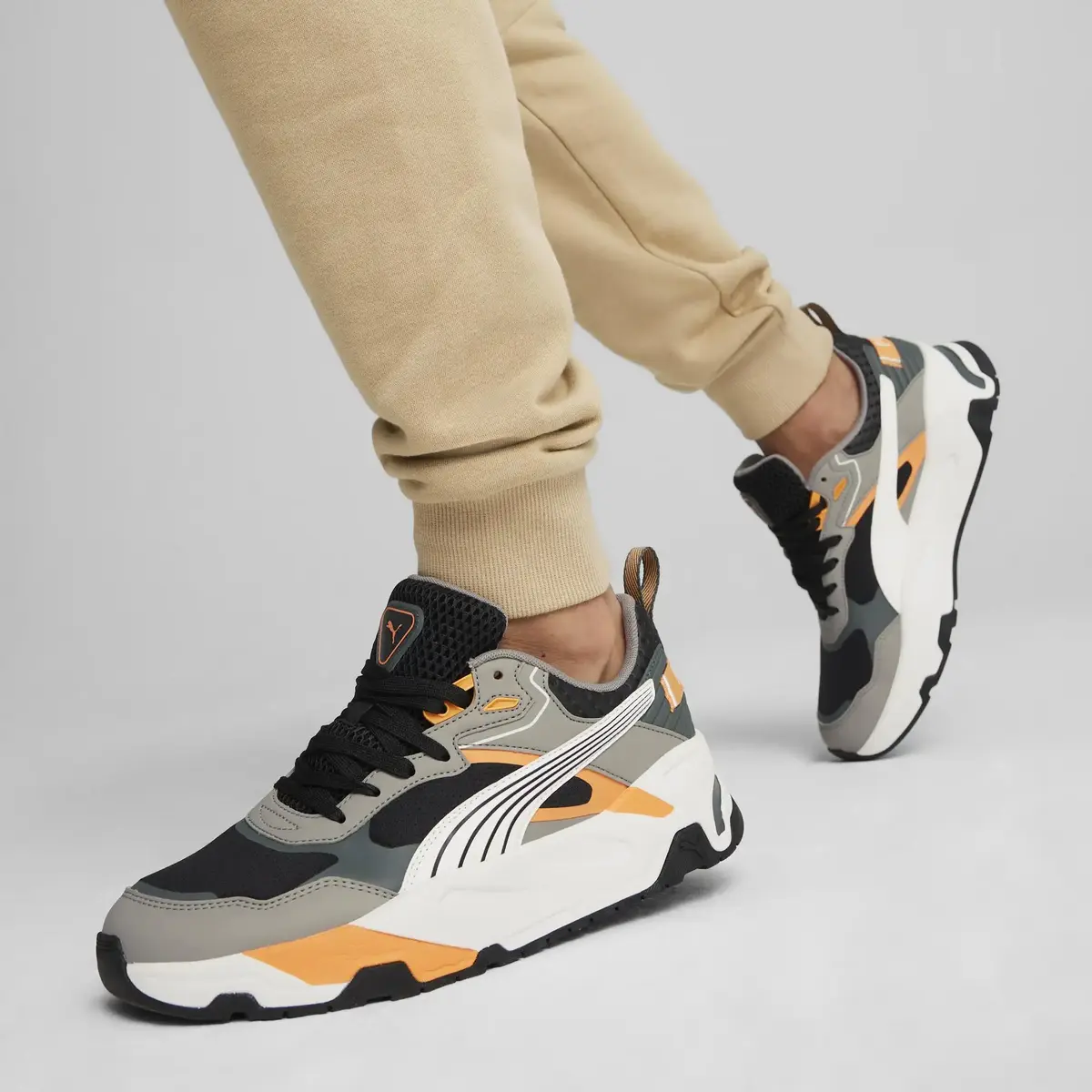 PUMA Trinity Desert Road Gri Erkek Günlük Spor Ayakkabı