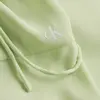 Calvin Klein COLLAR BACK TIE DRAP Kadın Yeşil Elbise