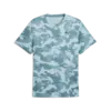 PUMA M TAD ESSENTIALS AOP TEE Mavi Erkek T-Shirt