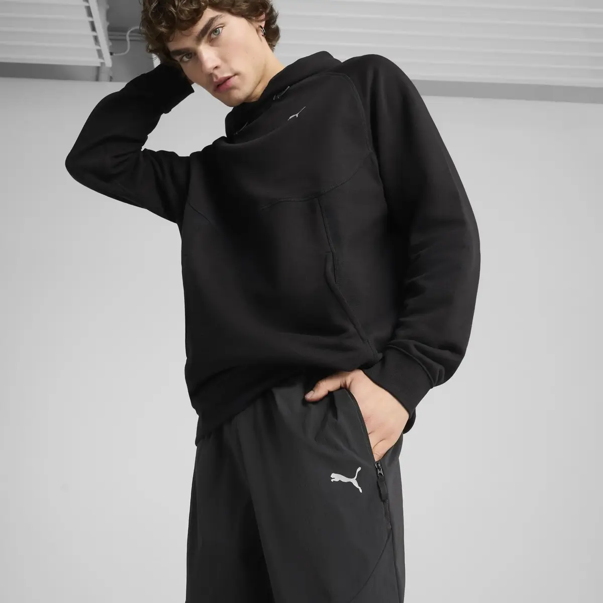 PUMATECH Relaxed Cargo Pants Siyah Erkek Eşofman Altı