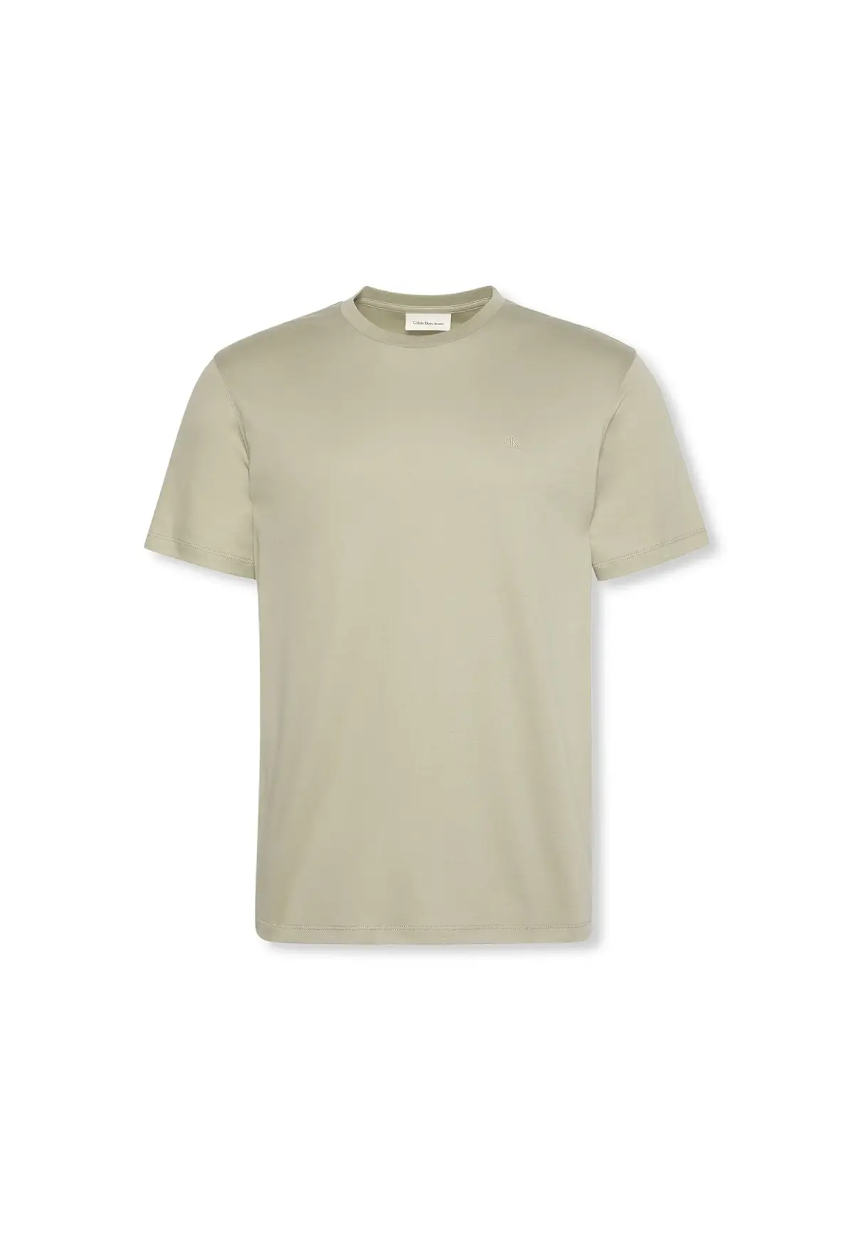 Calvin Klein SS SUPIMA CHEST EMB Bej Erkek T-Shirt