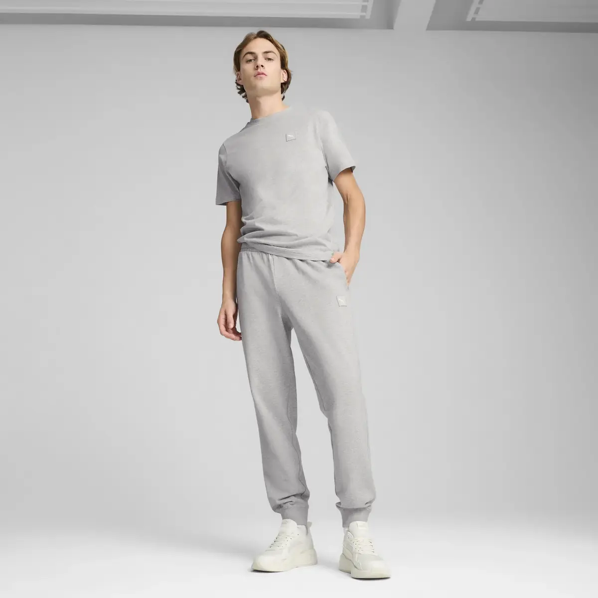 PUMA ESS ELEVATED Pants TR cl Gri Erkek Eşofman Altı
