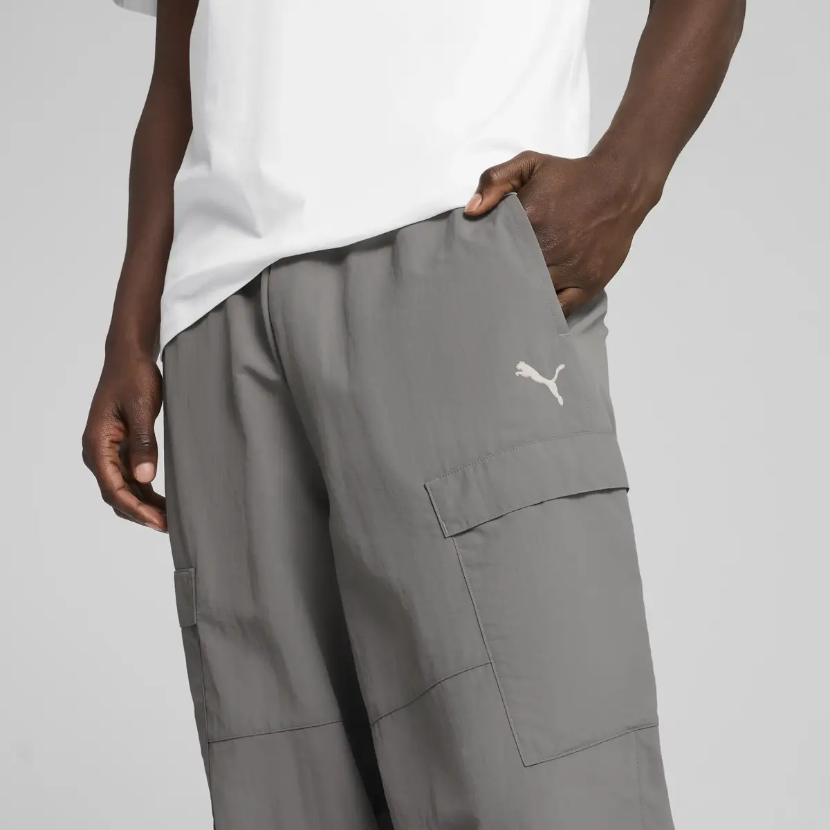 PUMA WARDROBE ESS Cargo Pants Gri Erkek Eşofman Altı
