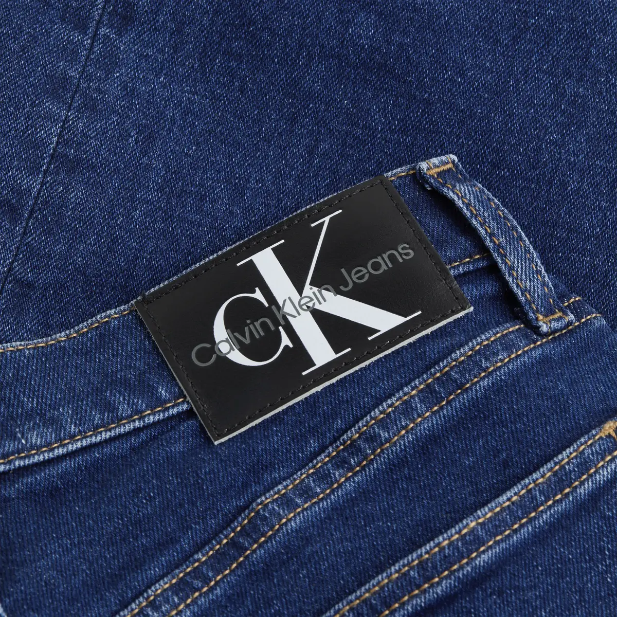 Calvin Klein HIGH RISE STRAIGHT Kadın Lacivert Kot Pantolon