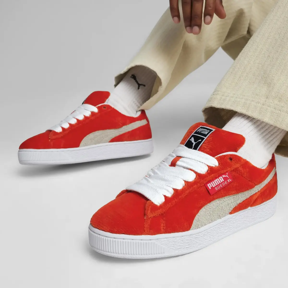 Puma Suede XL Plush Turuncu Unisex Günlük Spor Ayakkabı