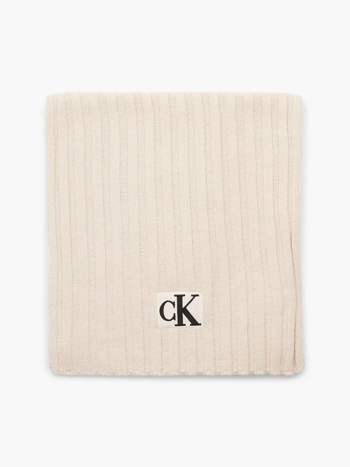 Calvin Klein MONOGRAM RIB SCARF Erkek Kahverengi Atkı