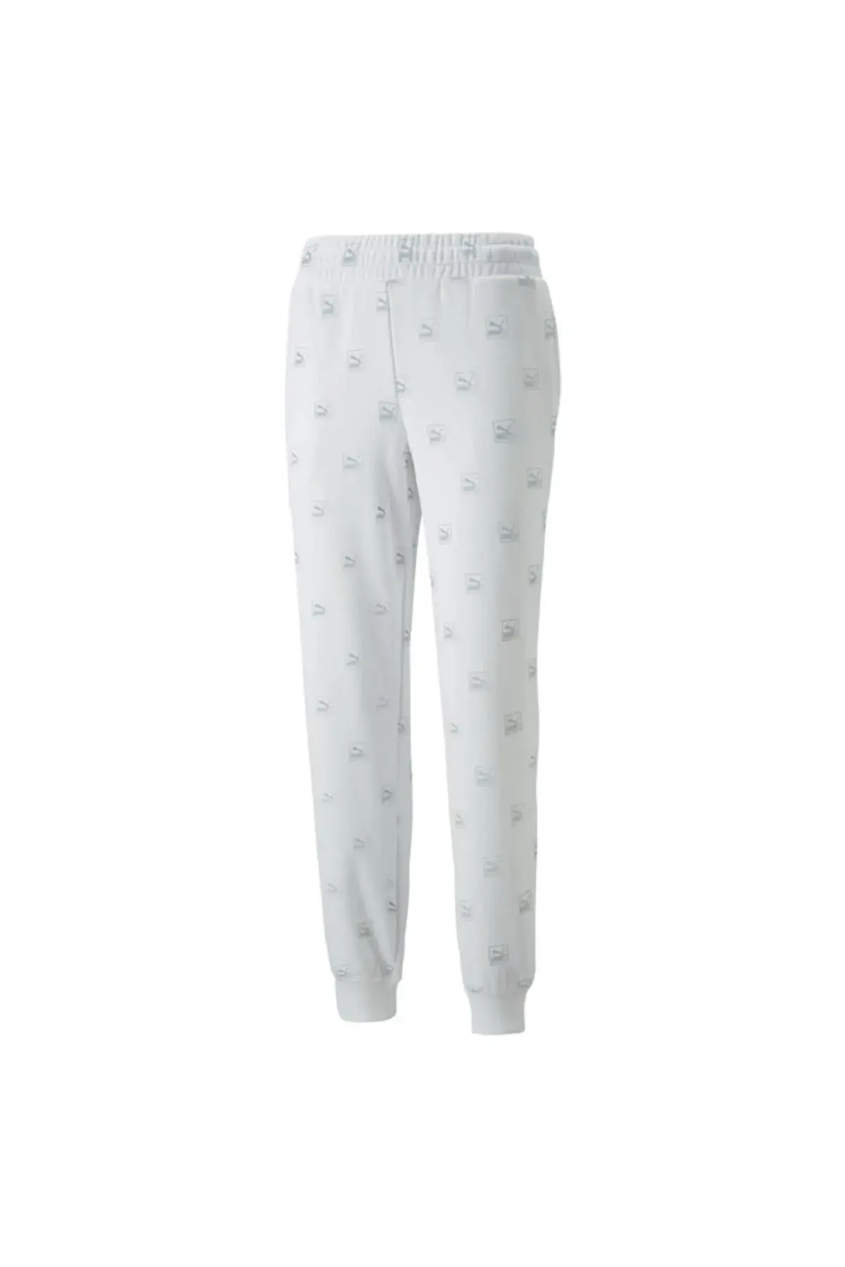 Puma Brand Love Aop Sweatpants Fl Beyaz Kadın Eşofman Altı