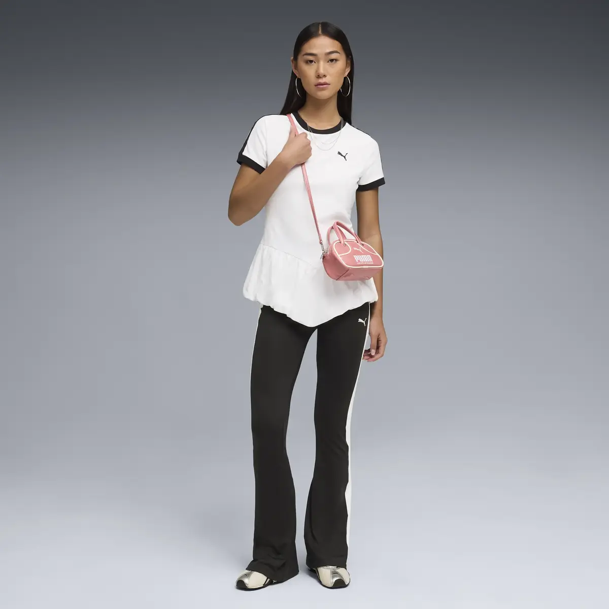 Puma T7 Balloon Tee Beyaz Kadın T-Shirt & Polo