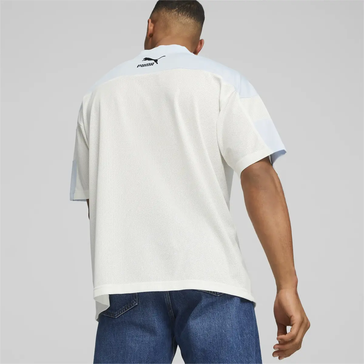 PUMA TEAM Sports Jersey Beyaz Erkek Futbol T-Shirt