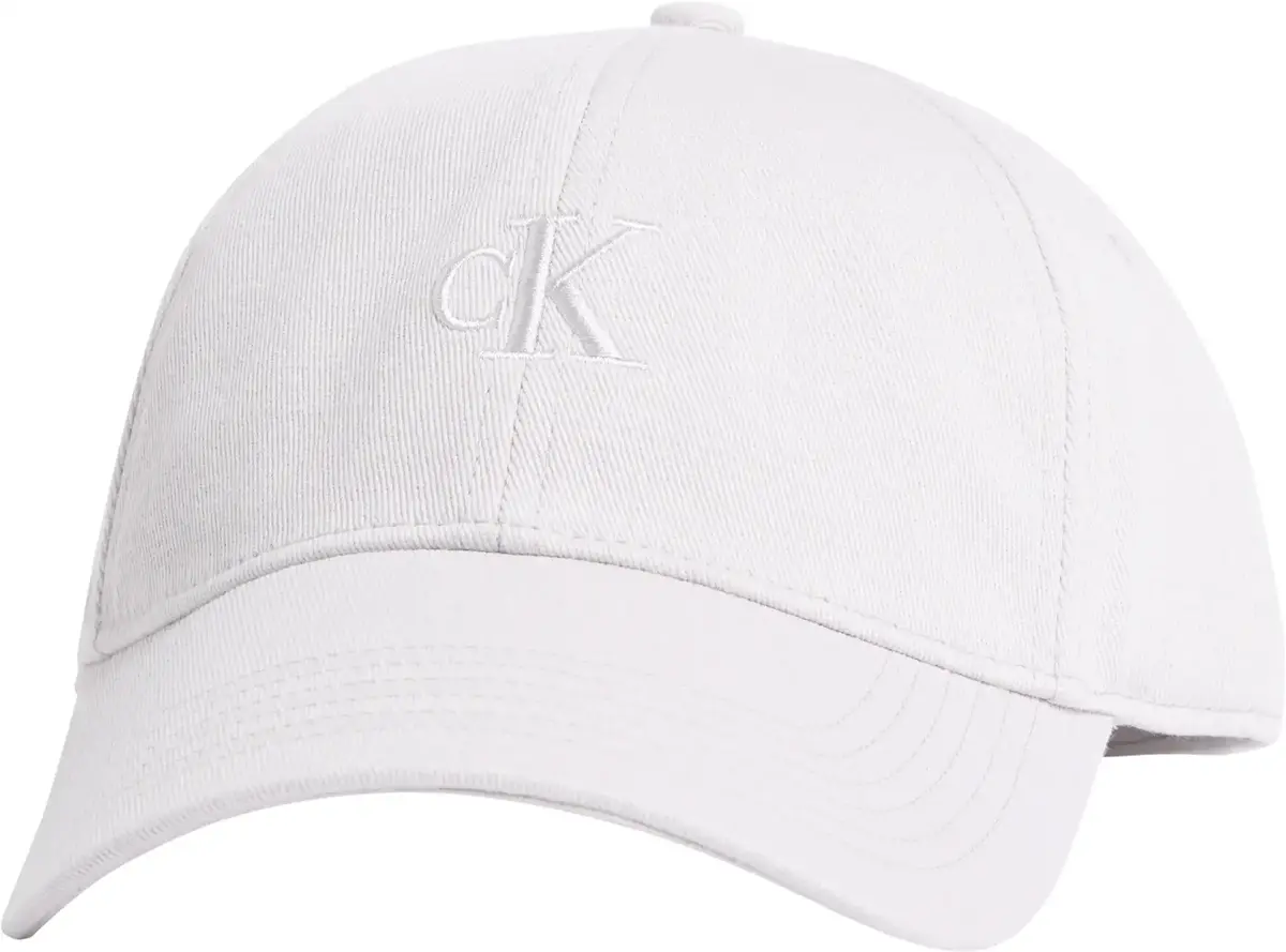 Calvin Klein MONOGRAM EMBROIDERY, T2U Beyaz Kadın Şapka