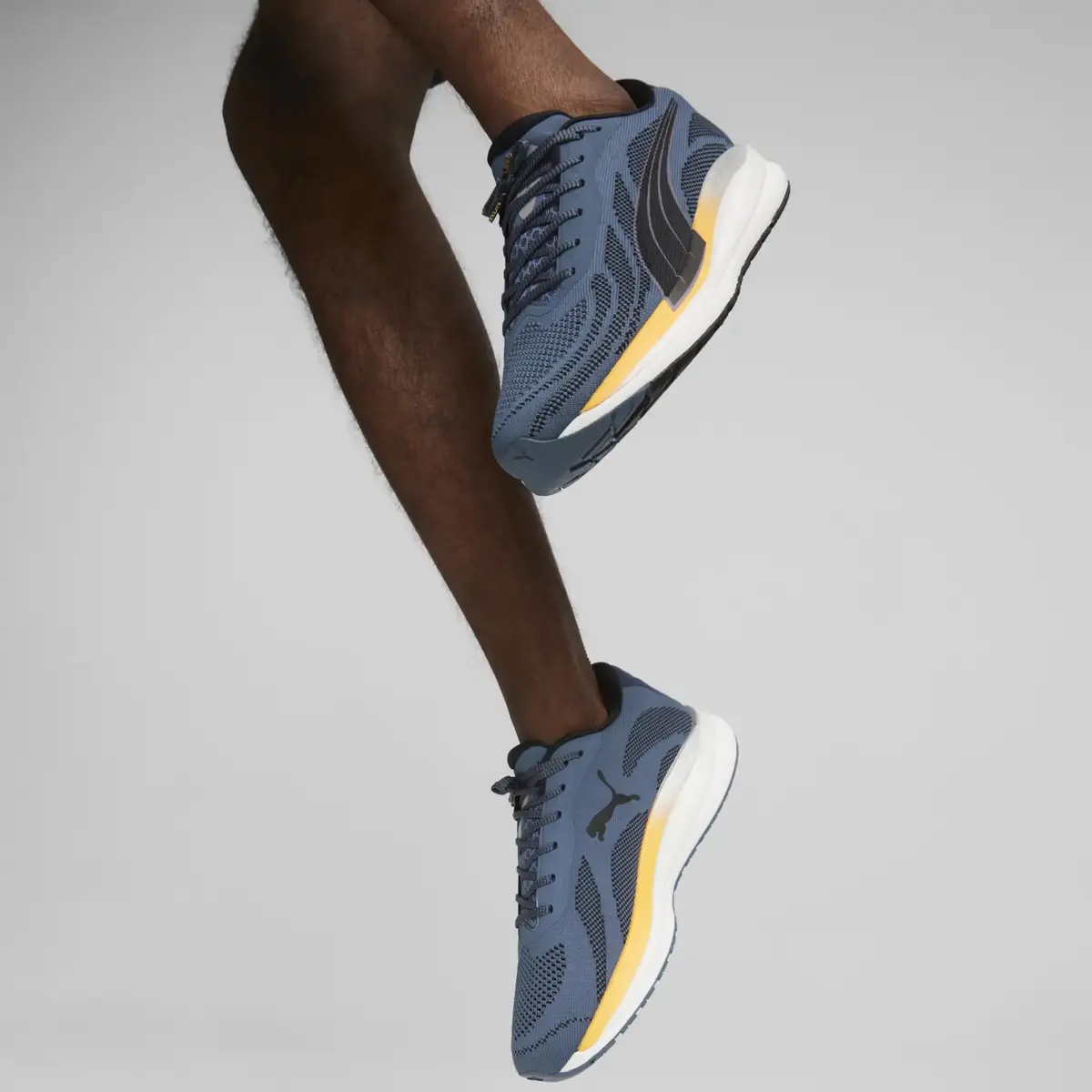Puma Magnify Nitro Knit Gri Erkek Koşu Ayakkabısı