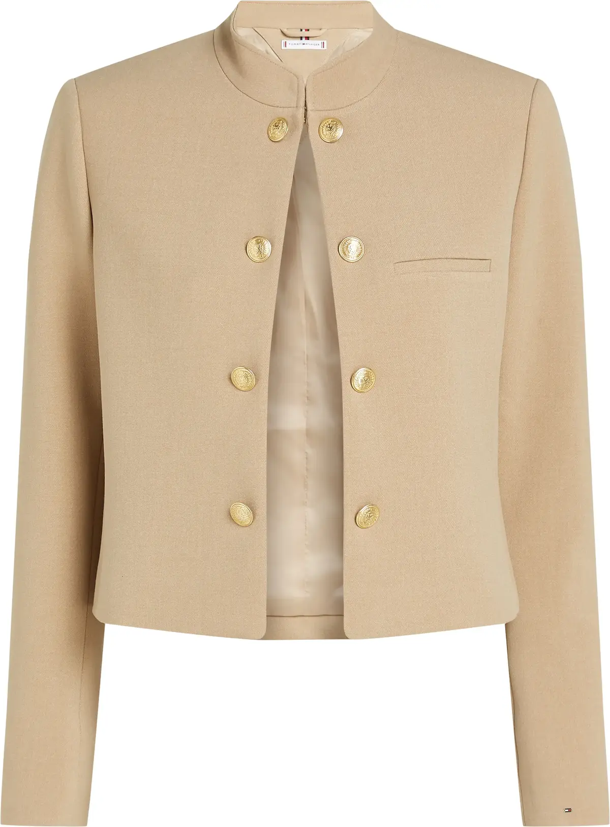 Tommy Hilfiger PUNTO SHORT SB BLAZE, 0GC Bej Kadın Ceket