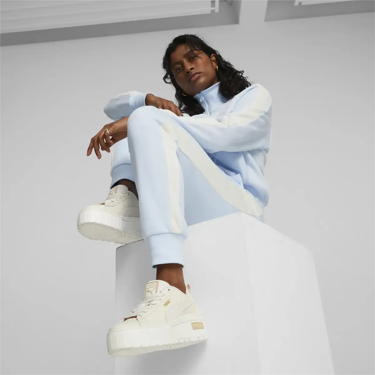 Puma Mayze Wedge Pastel Wns Bej Kadın Günlük Spor Ayakkabı
