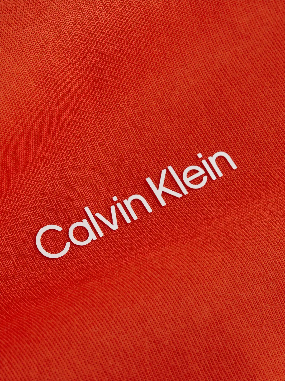 Calvin Klein MICRO LOGO REPREVE S Erkek Kırmızı Sweatshirt