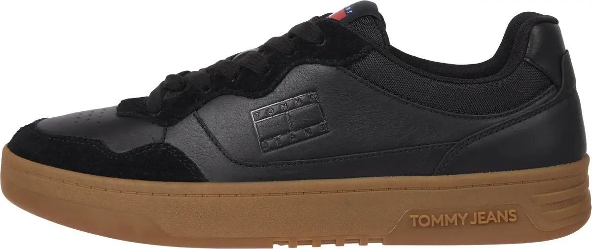 Tommy Hilfiger TJM CUPSOLE LEATHER, BDS Siyah Erkek Spor Ayakkabı & Sneaker