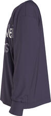Calvin Klein HERO MAXI LOGO LS T- Erkek Mor T-Shirt