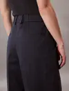 Calvin Klein COTTON CHINO PLEATED, CGE Siyah Kadın Pantolon