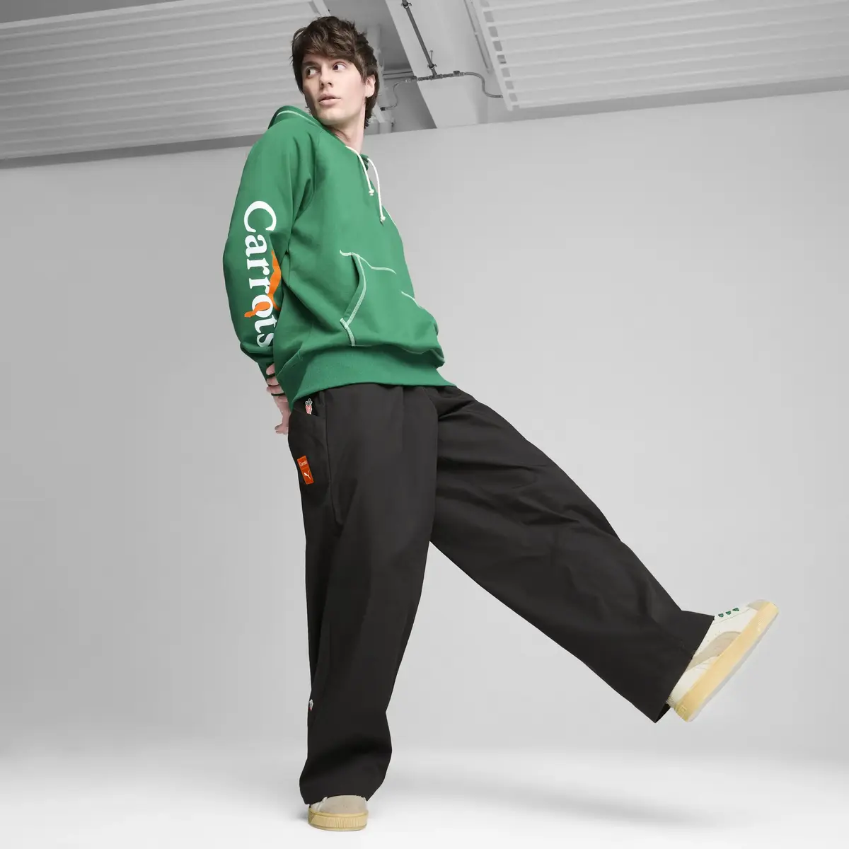 Puma X CARROTS Hoodie Yeşil Erkek Hoodie