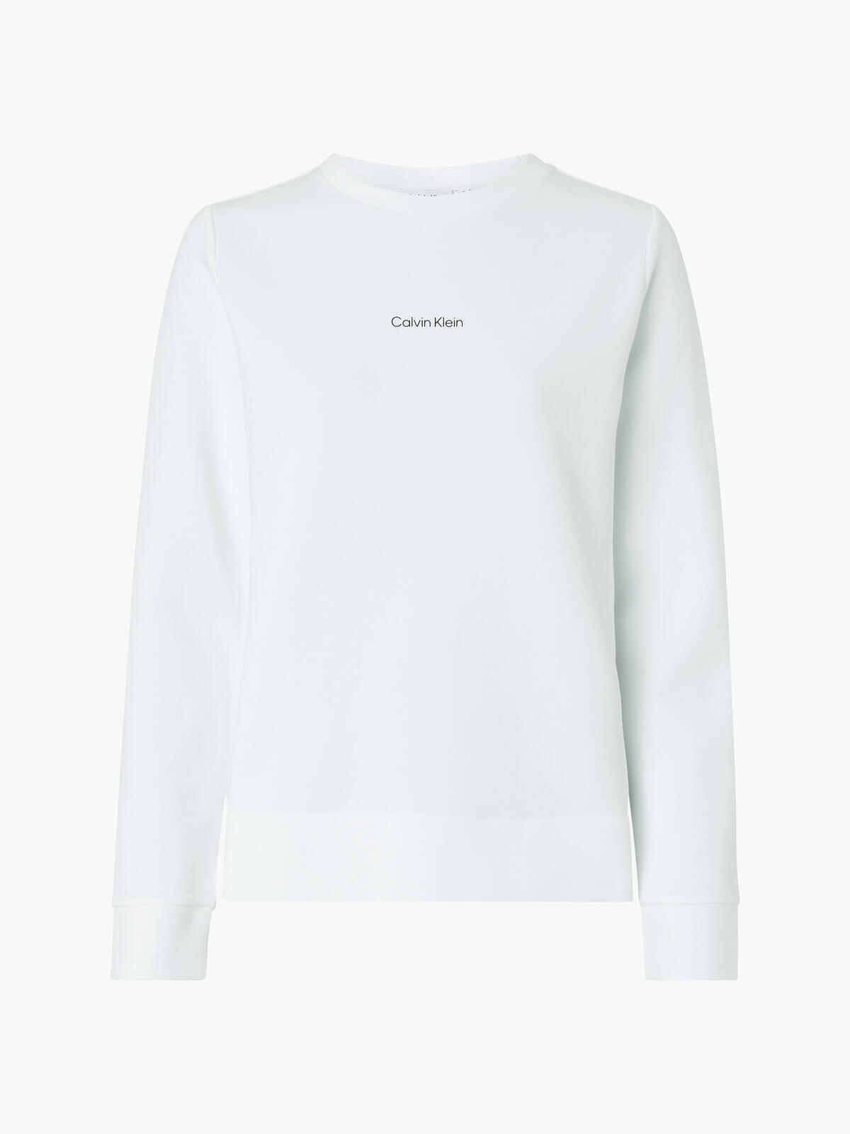 Calvin Klein MICRO LOGO ESS SWEAT Kadın Beyaz Sweatshirt