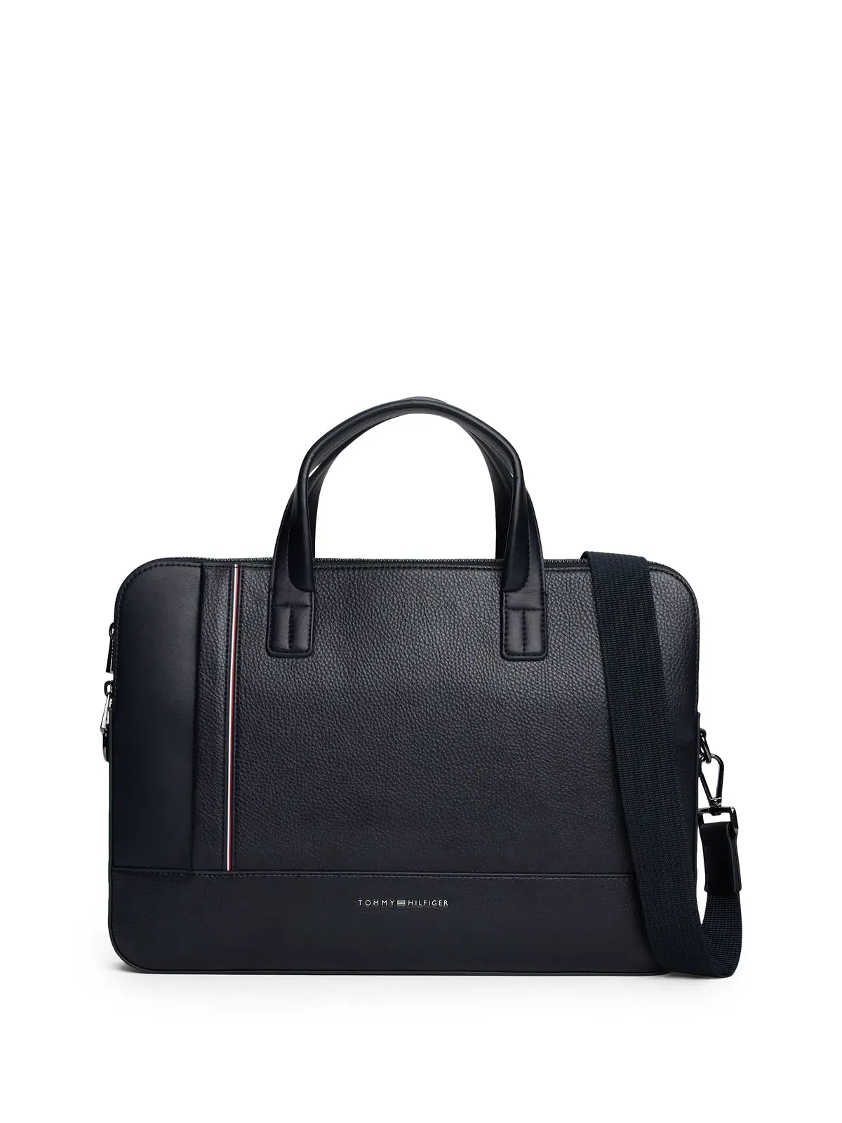 Tommy Hilfiger TH CENTRAL SLIM COMP, DW6 Siyah Erkek Çanta